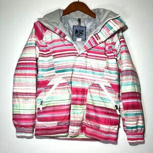 Burton Women's Snowboarding Dryride Faux Fur Trinity Stout Hitide Jacket Sz S